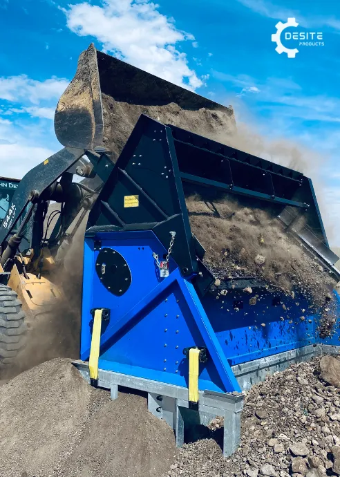 SLG 108VFRB Topsoil and Rock Screener built for full-sized equipment, exclusive offers newsletter.